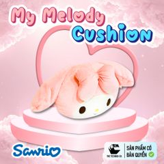 Gối Bông Mặt My Melody 30cm – Gối Ôm Sanrio Chính Hãng Cao Cấp, Gối Trang Trí Dễ Thương, Teenbox Phân Phối