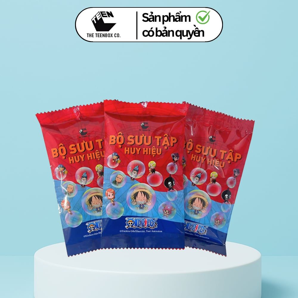 Bộ Sưu Tập Huy Hiệu Túi Mù One Piece 09 (Đặt 9sp cho FULLSET) – Pack One Piece Ngẫu Nhiên, Chính Hãng Teenbox