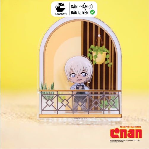 Mô Hình Mica Detective Conan 2024 Chính Hãng – Standee Acrylic Chibi Trang Trí Bàn Học, Teenbox Phân Phối