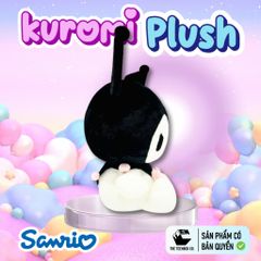 Thú Bông Kuromi Size S 22cm – Gấu Bông Sanrio Chính Hãng Cao Cấp, Nhỏ Gọn Mềm Mịn, Teenbox Phân Phối