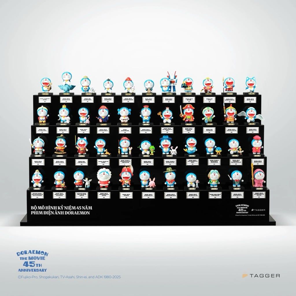 Mô Hình Doraemon Kỷ Niệm 45 Năm – Đồ Chơi Nhựa Cao Cấp Chính Hãng, Trang Trí & Sưu Tầm, Teenbox Phân Phối