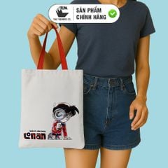 Túi Vải Canvas Detective Conan 30x35cm Chính Hãng – Teenbox Phân Phối – Tote Bag Anime Đi Học Đi Làm