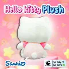 Thú Bông Hello Kitty size M 33 cm – Mềm Min, Ôm Siêu Êm, Dễ Thương Hết Nước, Phân Phối Bởi TEENBOX
