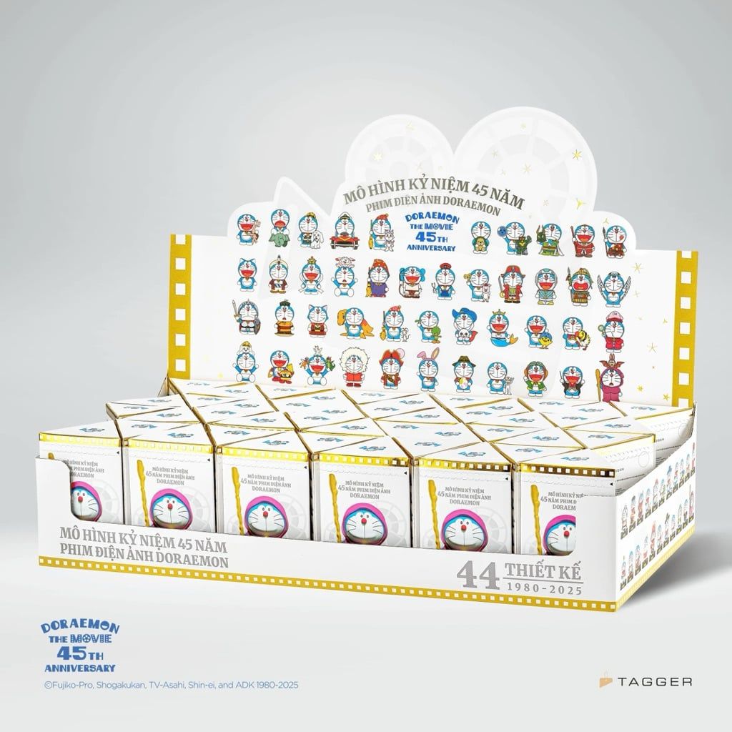 Mô Hình Doraemon Kỷ Niệm 45 Năm – Đồ Chơi Nhựa Cao Cấp Chính Hãng, Trang Trí & Sưu Tầm, Teenbox Phân Phối