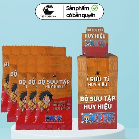 Bộ Sưu Tập Huy Hiệu Túi Mù One Piece 13 (Đặt 13sp cho FULLSET) – Pack One Piece Ngẫu Nhiên, Chính Hãng Teenbox