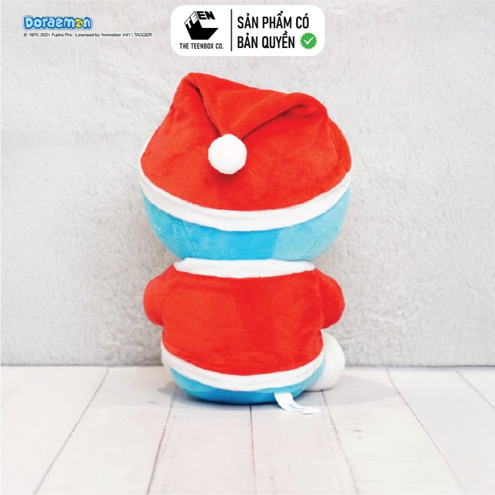 Gấu Bông Doraemon Giáng Sinh 23cm Chính Hãng – Thú Bông Noel Cao Cấp, Quà Tặng Giáng Sinh, Teenbox Phân Phối