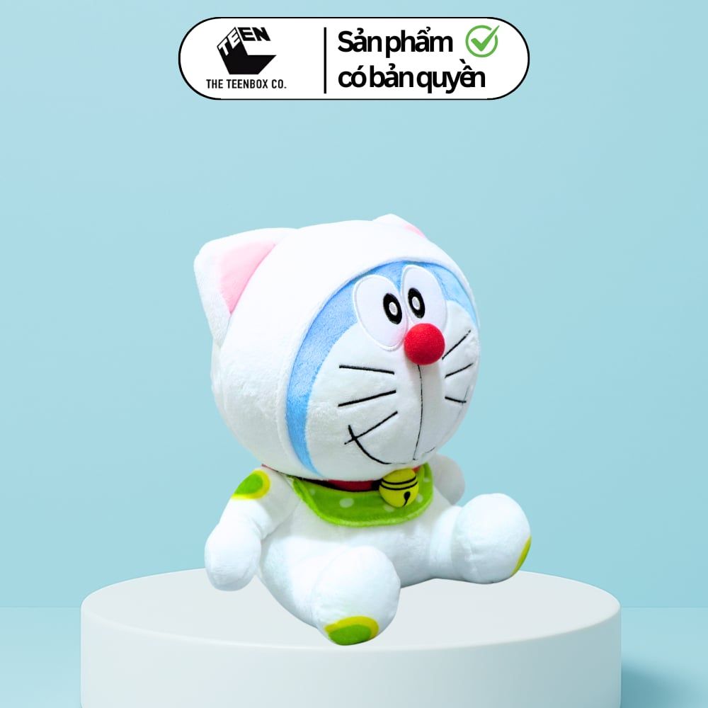 Gấu Bông Doraemon 23cm Chính Hãng – Thú Bông Mèo Máy Dễ Thương, Teenbox Phân Phối