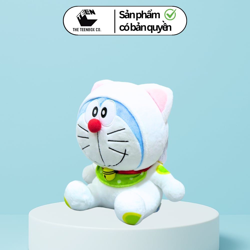 Gấu Bông Doraemon 23cm Chính Hãng – Thú Bông Mèo Máy Dễ Thương, Teenbox Phân Phối
