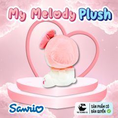 Thú Bông My Melody Size L 47cm – Gấu Bông Sanrio Chính Hãng Cao Cấp, Thú Nhồi Bông Ôm Ngủ Dễ Thương, Teenbox Phân Phối
