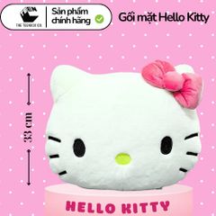 Gối Bông Mặt Hello Kitty 30cm – Gối Ôm Sanrio Chính Hãng Cao Cấp, Gối Trang Trí Dễ Thương, Teenbox Phân Phối