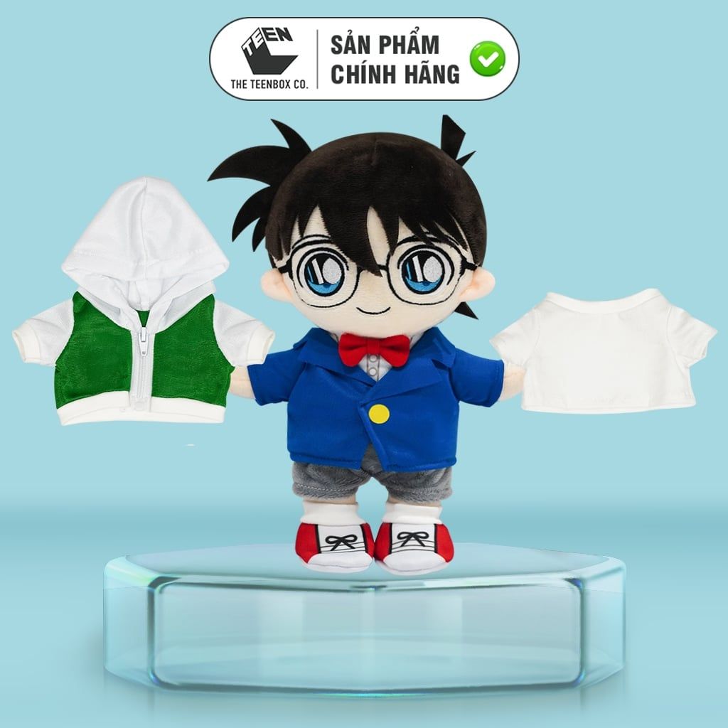 Thú Bông Conan Búp Bê Phim Ngôi Sao 5 Cánh 1 Triệu Đô 23cm Chính Hãng – Có Kèm Bộ Quần Áo, Teenbox Phân Phối