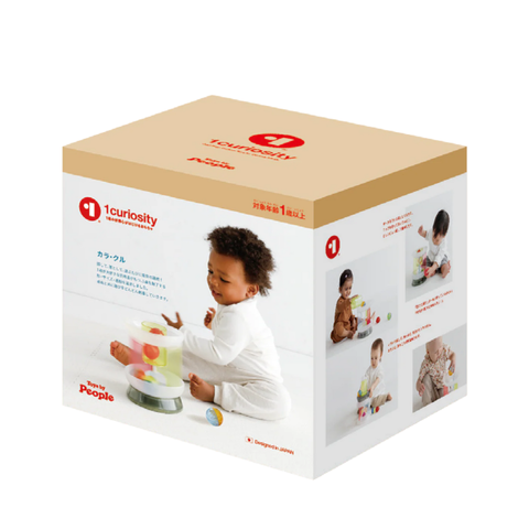 Đồ chơi dành cho bé 1 tuổi phát triển tính tò mò - Dòng 1curiosity bộ vòng xoay OC003 People Nhật Bản