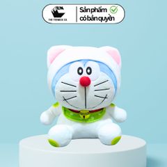 Gấu Bông Doraemon 23cm Chính Hãng – Thú Bông Mèo Máy Dễ Thương, Teenbox Phân Phối