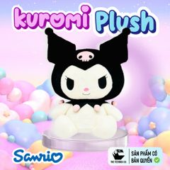 Thú Bông Kuromi Size S 22cm – Gấu Bông Sanrio Chính Hãng Cao Cấp, Nhỏ Gọn Mềm Mịn, Teenbox Phân Phối