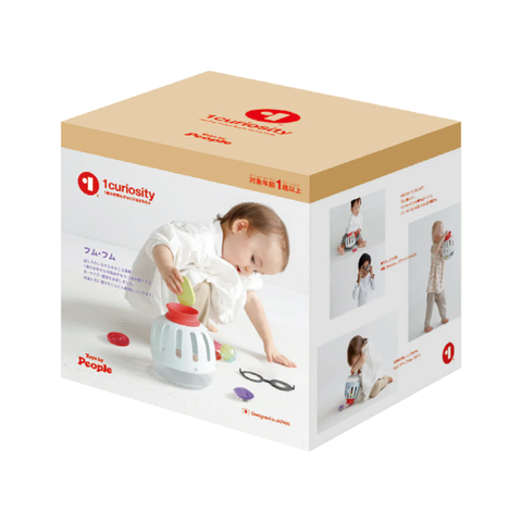 Đồ chơi dành cho bé 1 tuổi phát triển tính tò mò - Dòng 1curiosity bộ lồng đèn People Nhật Bản OC002