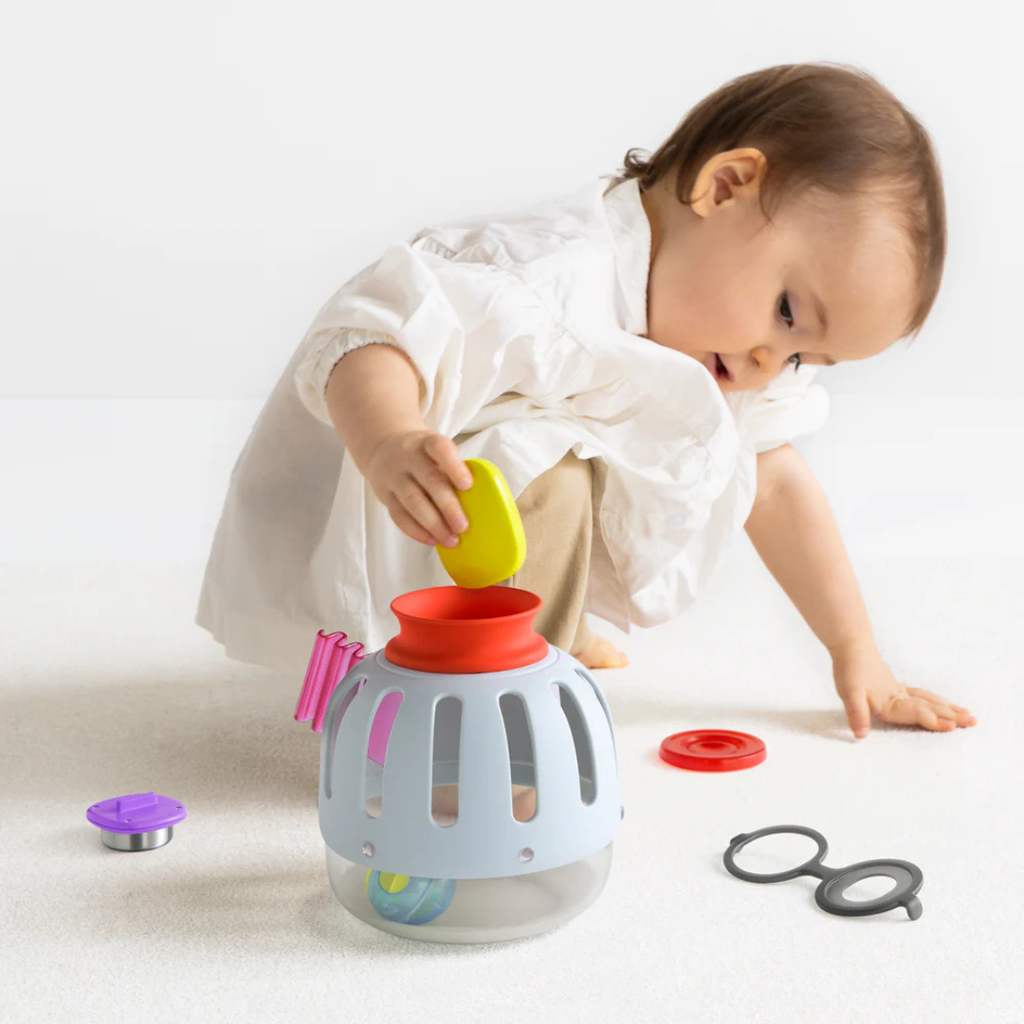 Đồ chơi dành cho bé 1 tuổi phát triển tính tò mò - Dòng 1curiosity bộ lồng đèn People Nhật Bản OC002