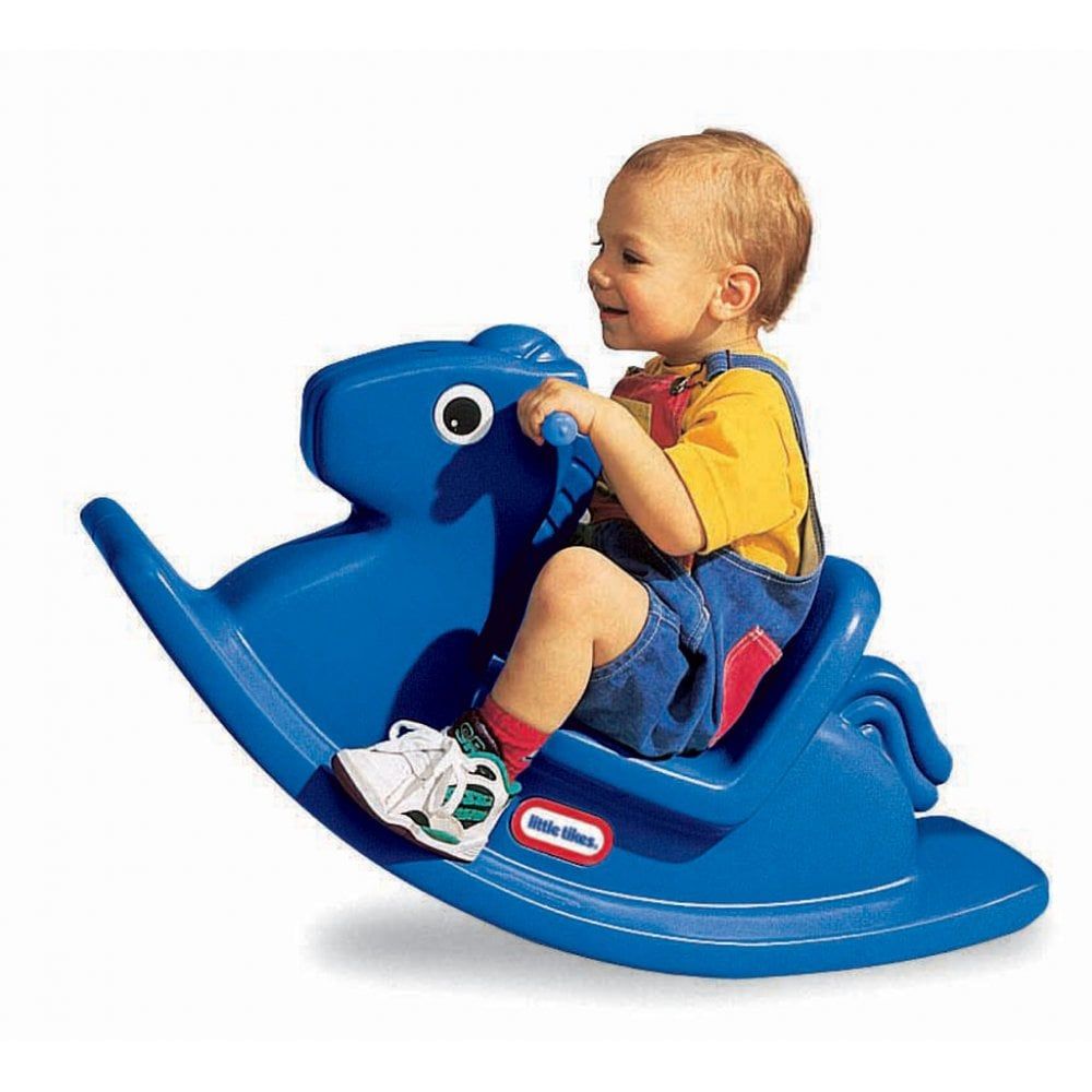 Bập bênh mini Ohio màu xanh Little tikes LT-167200072