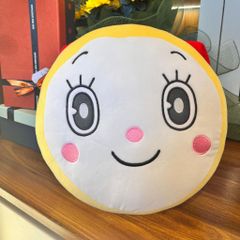 Gối Mặt Dorami 30cm Chính Hãng Tagger – Gối Tròn Dorami Cao Cấp Mềm Mịn, Bản Quyền Animation International, Teenbox Phân Phối