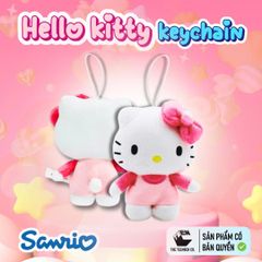Móc Khoá Sanrio Chính Hãng – Móc Gắn Chìa Khoá Ô Tô Xe Máy, Thú Bông Cute 10cm, Quà Tặng Dễ Thương, Teenbox Phân Phối