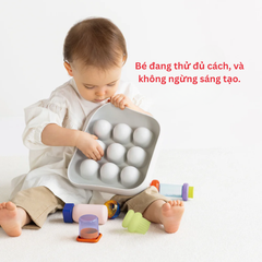 Đồ chơi dành cho bé 1 tuổi phát triển tính tò mò - Dòng 1curiosity bộ hộp đựng People Nhật Bản OC001