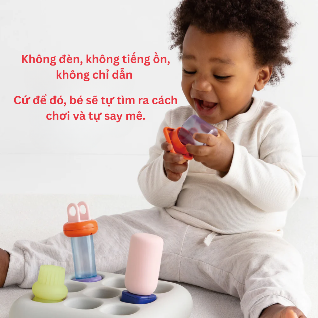 Đồ chơi dành cho bé 1 tuổi phát triển tính tò mò - Dòng 1curiosity bộ hộp đựng People Nhật Bản OC001