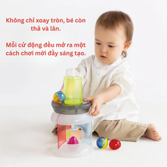 Đồ chơi dành cho bé 1 tuổi phát triển tính tò mò - Dòng 1curiosity bộ vòng xoay OC003 People Nhật Bản