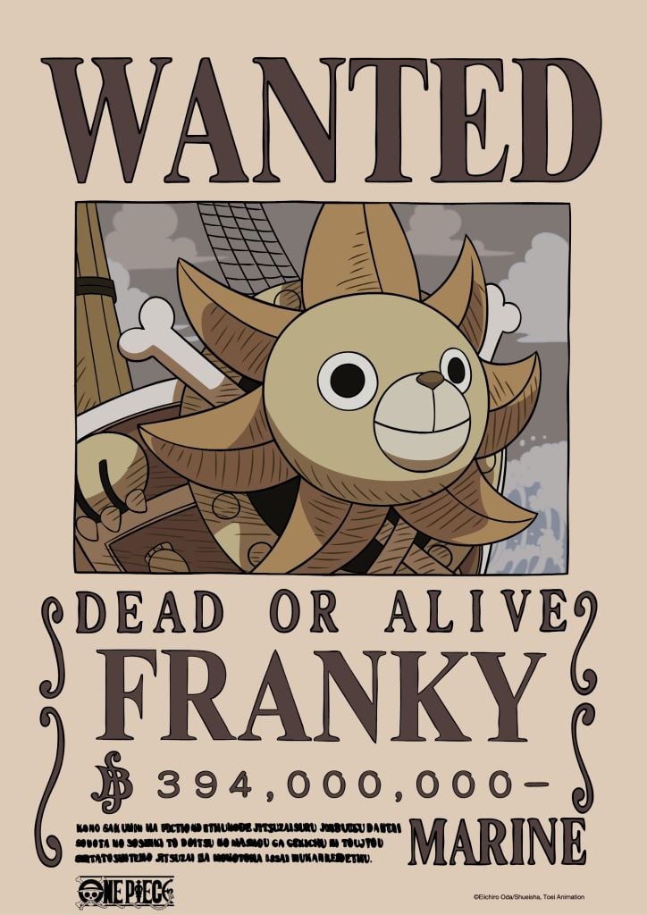 Poster Truy Nã One Piece V2 Băng Mũ Rơm A3 (42x30cm) – Tranh Wanted Luffy, Zoro, Sanji, Robin, Chính Hãng TEENBOX