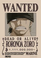 Poster Truy Nã One Piece V2 Băng Mũ Rơm A3 (42x30cm) – Tranh Wanted Luffy, Zoro, Sanji, Robin, Chính Hãng TEENBOX