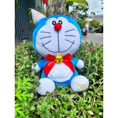 Thú Bông Doraemon Sinh Nhật Size M 33cm – Gấu Bông Cao Cấp, Bản Quyền Animation International, Teenbox Phân Phối