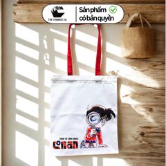 Túi Vải Canvas Detective Conan 30x35cm Chính Hãng – Teenbox Phân Phối – Tote Bag Anime Đi Học Đi Làm