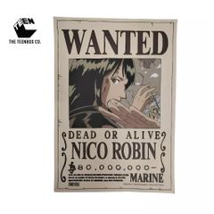 Poster Truy Nã One Piece 43x30cm – Tranh Wanted Luffy, Zoro, Nami, Robin, Boa, Chopper, Chính Hãng TEENBOX