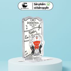 Mô Hình Mica Doraemon Phim 2024 Màu Xám 10x8cm – Standee Chính Hãng, Teenbox Phân Phối