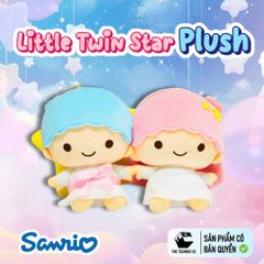 Thú Bông Little Twin Star Size S+  – Gấu Bông Sanrio Chính Hãng Cao Cấp, Quà Tặng Dễ Thương, Teenbox Phân Phối