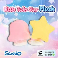 Thú Bông Little Twin Star Size S+  – Gấu Bông Sanrio Chính Hãng Cao Cấp, Quà Tặng Dễ Thương, Teenbox Phân Phối