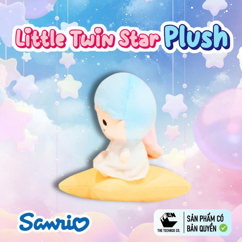 Thú Bông Little Twin Star Size S – Gấu Bông Sanrio Chính Hãng Cao Cấp, Quà Tặng Dễ Thương, Teenbox Phân Phối
