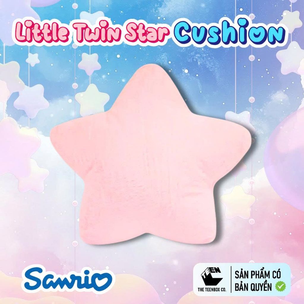 Gối Mặt Little Twin Star Chính Hãng – Gối Ôm Thú Bông Cao Cấp, Trang Trí Phòng Ngủ Dễ Thương, Teenbox Phân Phối