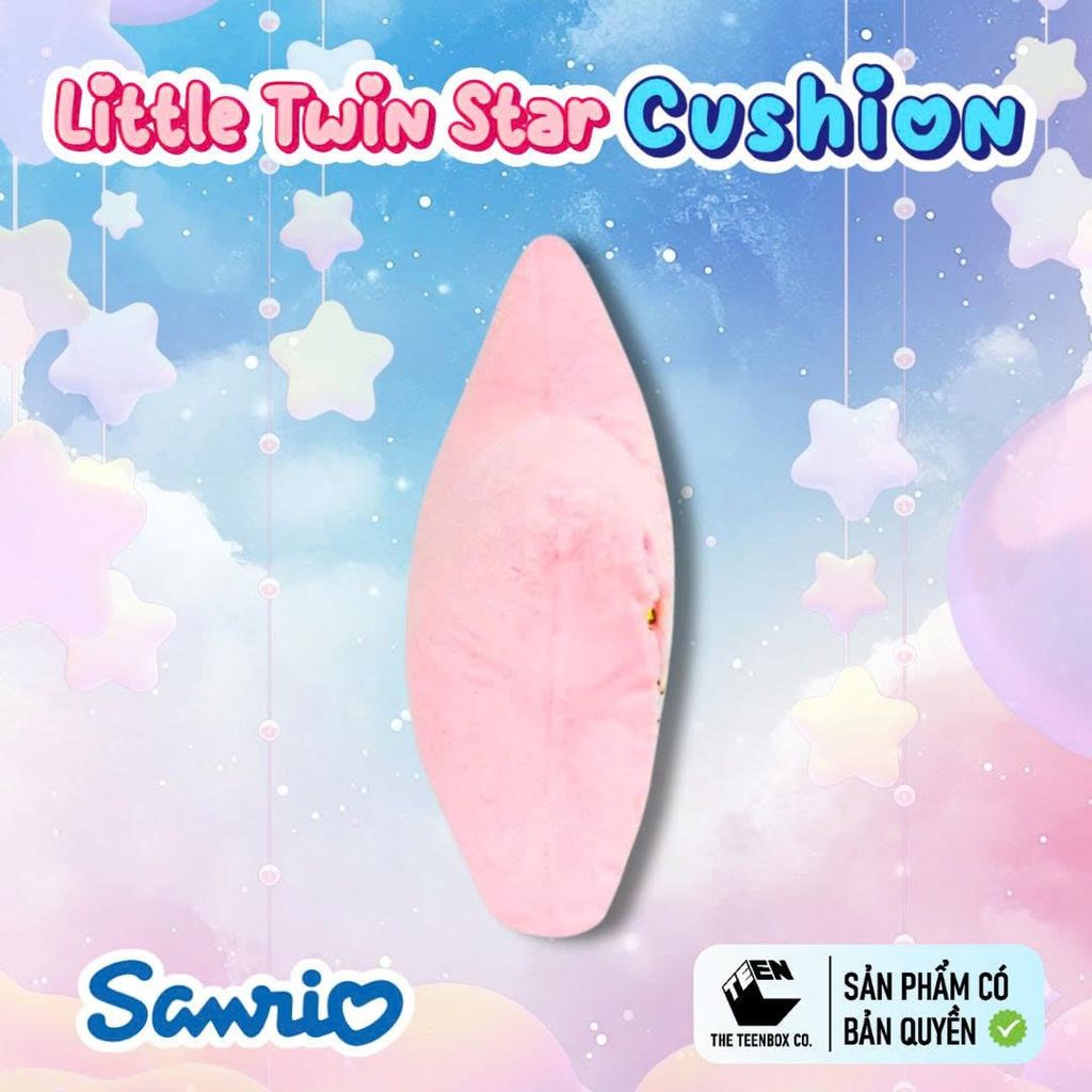 Gối Mặt Little Twin Star Chính Hãng – Gối Ôm Thú Bông Cao Cấp, Trang Trí Phòng Ngủ Dễ Thương, Teenbox Phân Phối