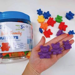 Bộ học đếm gia đình gấu | Three Bear Family® Counters, Set of 96 Learning Resources LER 0744