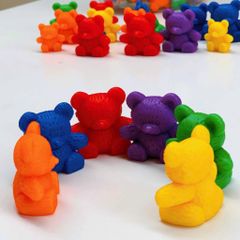 Bộ học đếm gia đình gấu | Three Bear Family® Counters, Set of 96 Learning Resources LER 0744