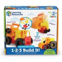 Đồ chơi dành cho bé 2 tuổi - Bộ đồ chơi xây dựng Construction Crew Learning Resources LER 2868
