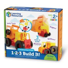 Đồ chơi dành cho bé 2 tuổi - Bộ đồ chơi xây dựng Construction Crew Learning Resources LER 2868