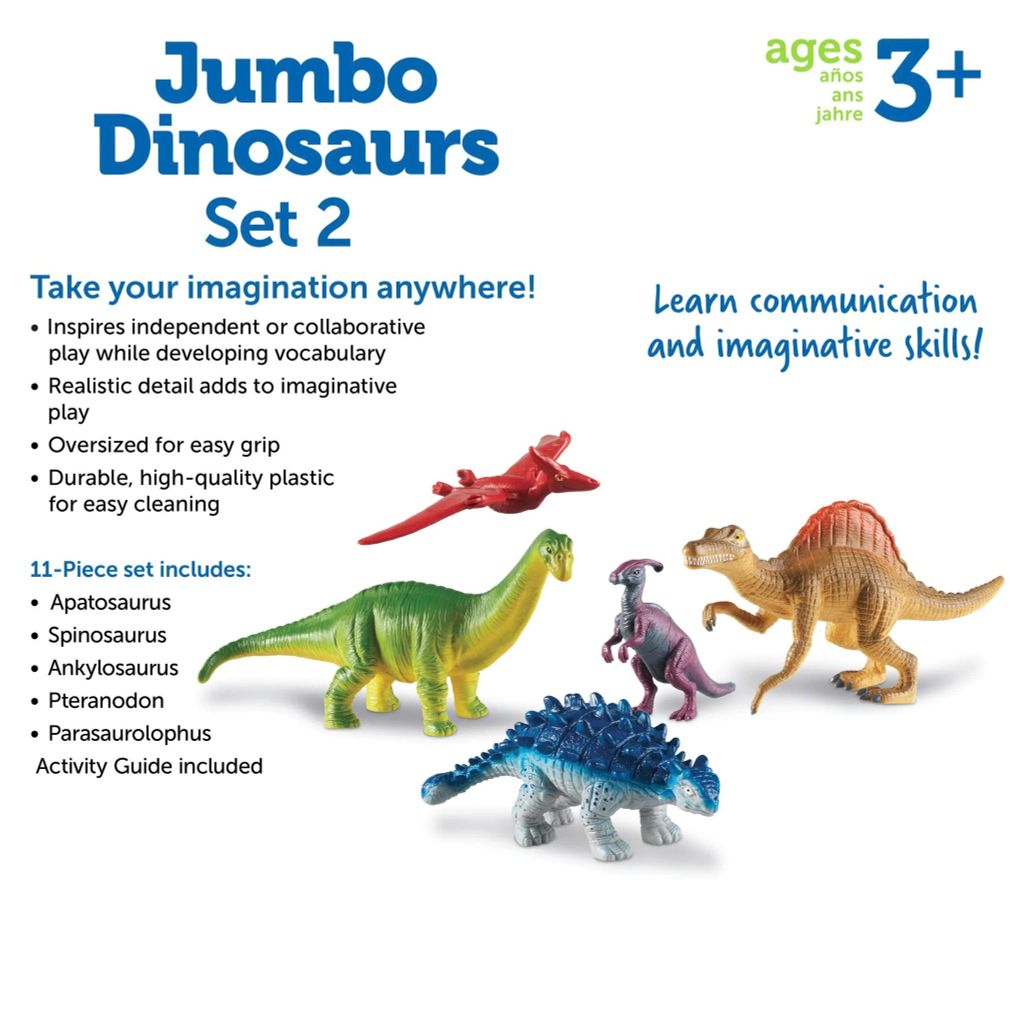 Bộ đồ chơi mô hình khủng long dành cho bé từ 2 tuổi - Learning Resources LER0837