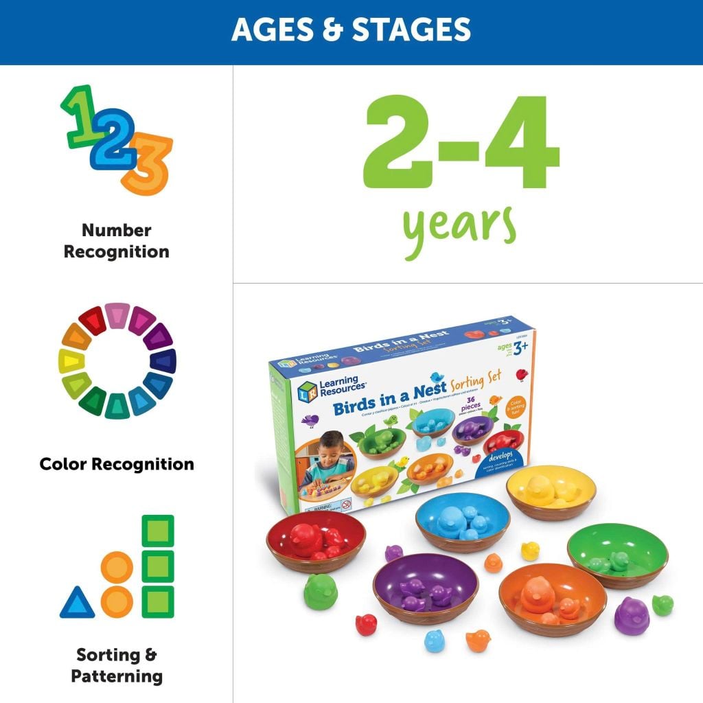 Bộ học màu sắc & số đếm dành cho bé từ 3 tuổi - Learning Resources LER5554