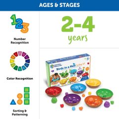 Bộ học màu sắc & số đếm dành cho bé từ 3 tuổi - Learning Resources LER5554