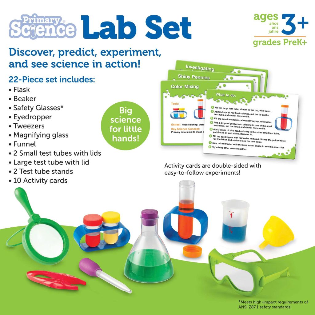 Bộ dụng cụ thí nghiệm khoa học| Primary Science® Lab Set Learning Resources LER 2784