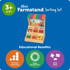 Bộ đồ chơi học phân loại, màu sắc và số đếm dành cho bé từ 3 tuổi - Learning Resources LER6822