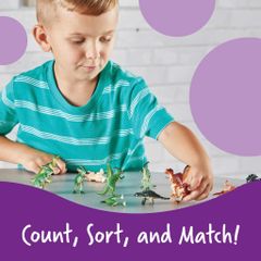 Bộ đồ chơi học đếm khủng long dành cho bé 3 tuổi - Set of 60 Learning Resources LER0811