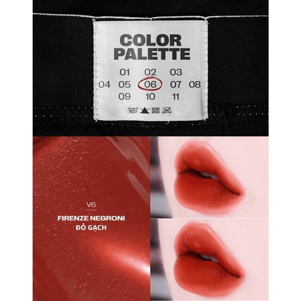 (new 2025) Son Kem Lì Merzy Puffer Velvet Tint #v6-đỏ gạch