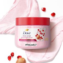 Tẩy Da Chết Dove Crushed Cherry & Chia Milk Body Scrub 425g bản mỹ #cherry