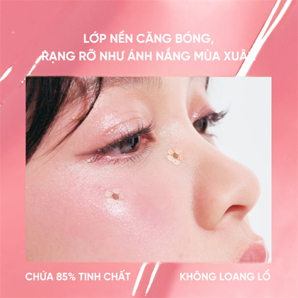 Má Hồng Kem Judy Doll glow Blush Balm 3g #02-spring blossom